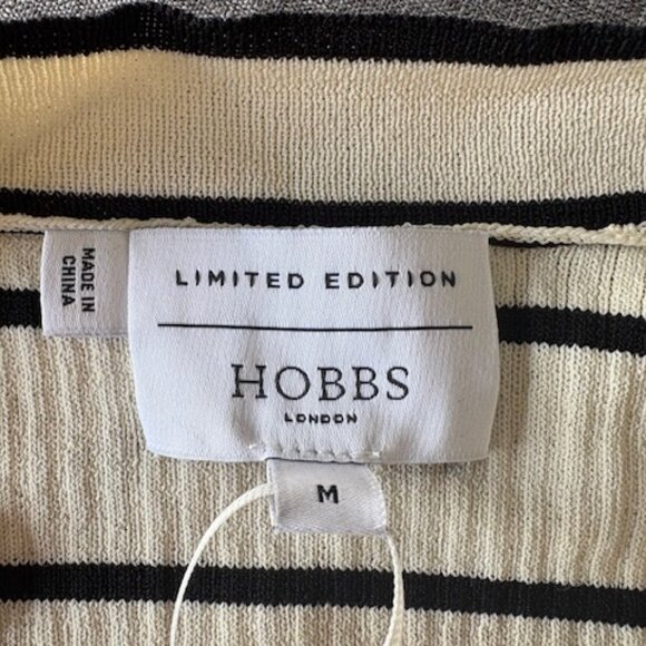 Hobbs London Belmont Cardigan black & white women's size M NWT limited edition. - Picture 4 of 7